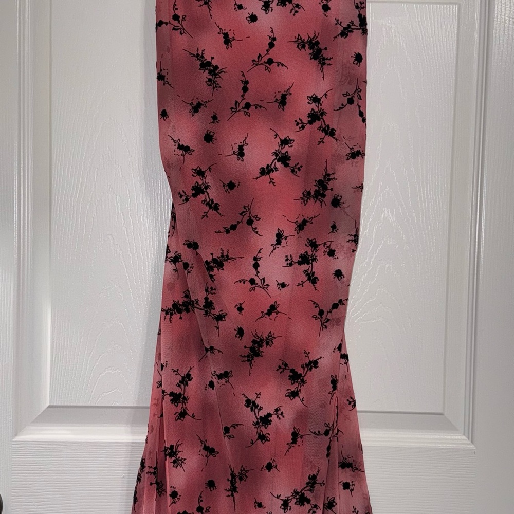 Wild Fable Rose and Ebony Dress